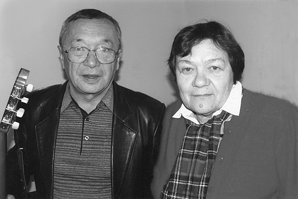 Iryna Rapp mit Julij Kim